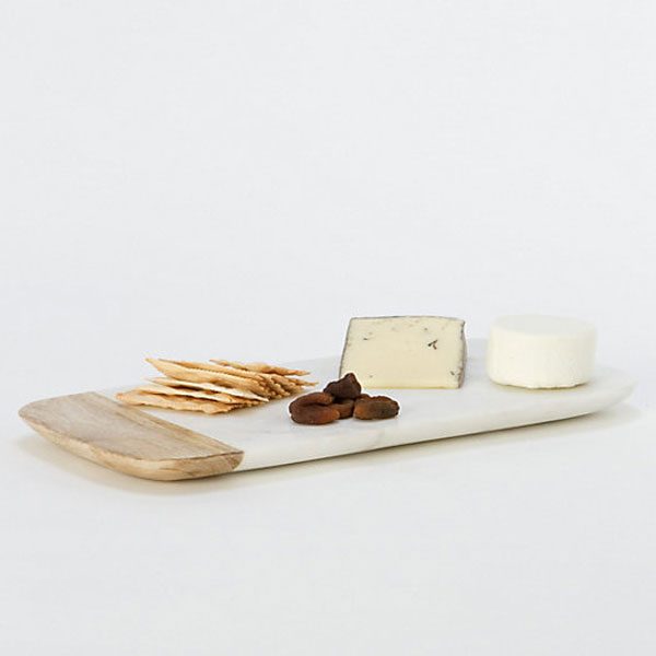 large Marble Wood Cheese Board