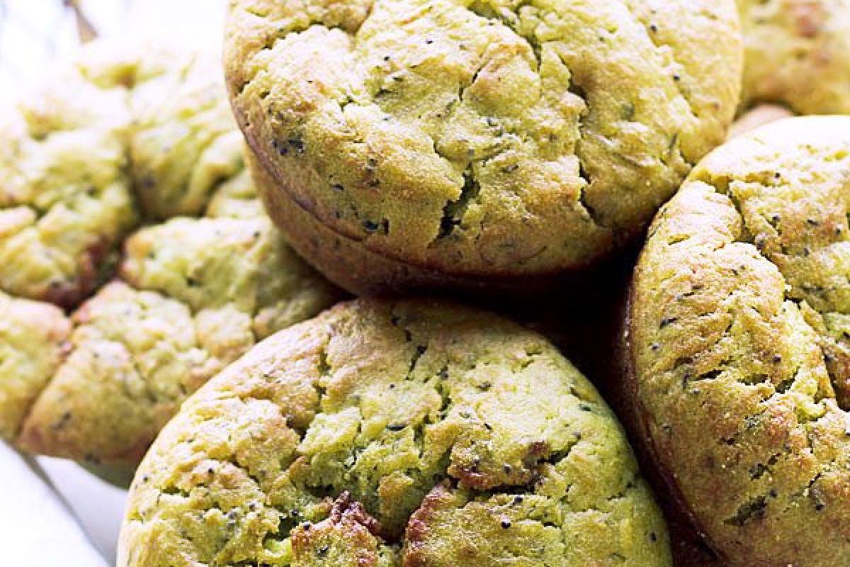 Matcha Zucchini Muffins