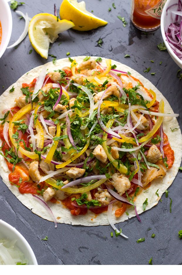 quick Chicken salad Wrap