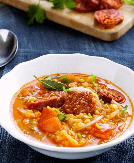 red lentil soup recipe