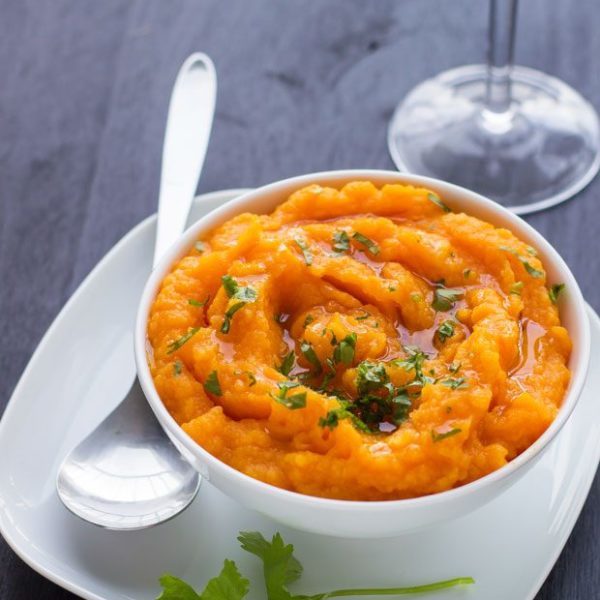 Parsnip & Sweet Potato Mash - #recipe by #eatwell101 - https://www.eatwell101.com/parsnip-sweet-potato-mash-recipe