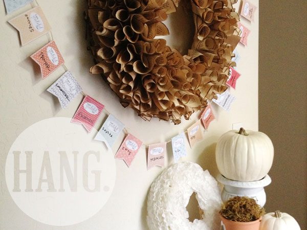 thanksgiving gratitude garland hang