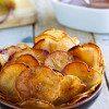 Slow Roasted Pear Chips with Chocolate Sauce thumbnail