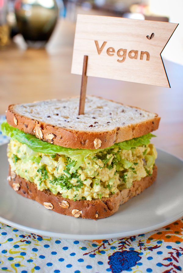 vegan egg sandwich