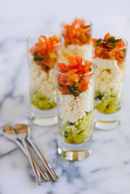 Feta Salad Shooters appetizers