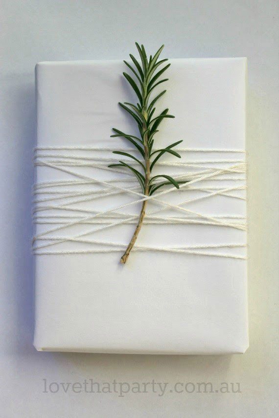 White Christmas Gift Wrap