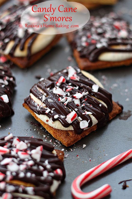 candy cane smores recipe