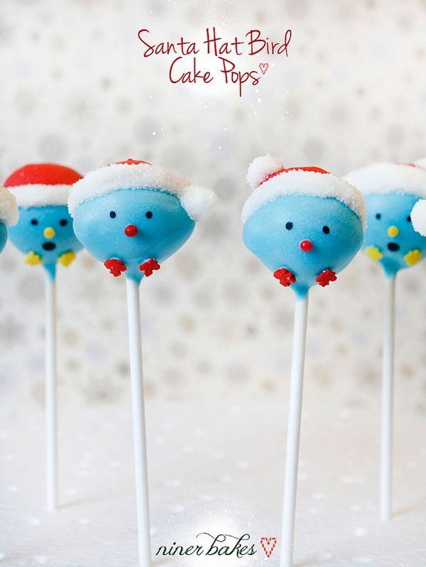 christmas cake pops design