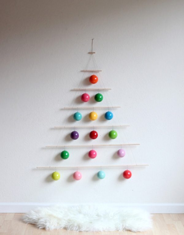 DIY Christmas Trees Wall Hangings — Eatwell101
