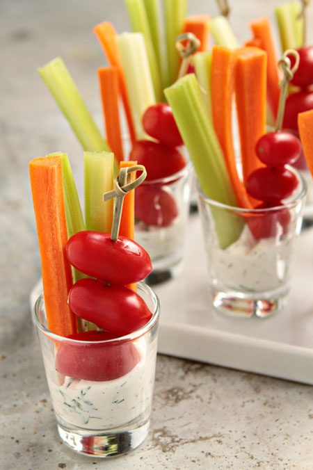 easy shooter glass appetizer