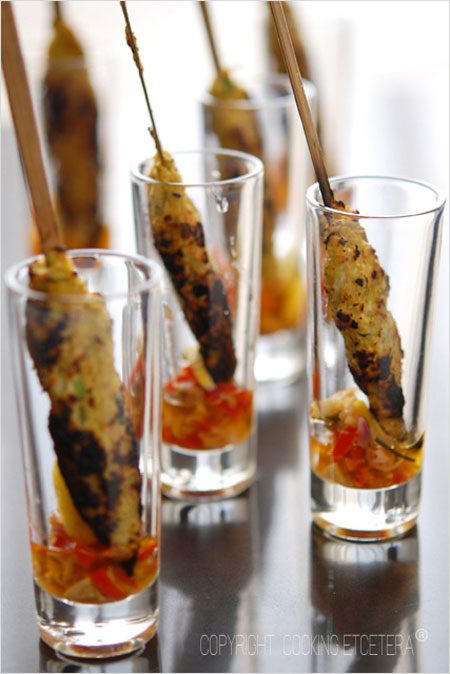 holiday shot glass appetizers