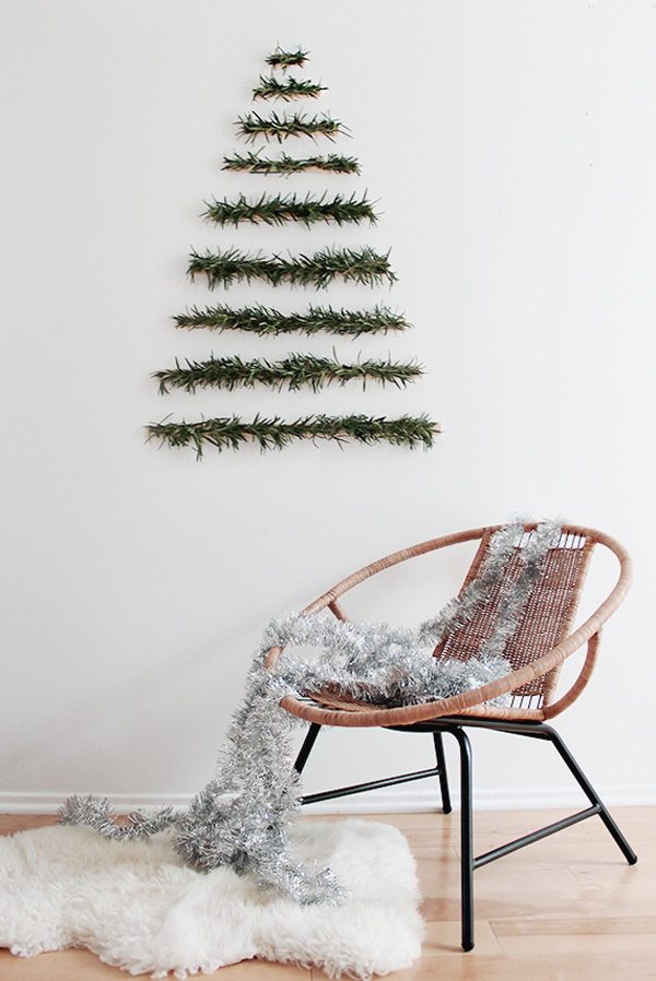 DIY Christmas Trees Wall Hangings — Eatwell101