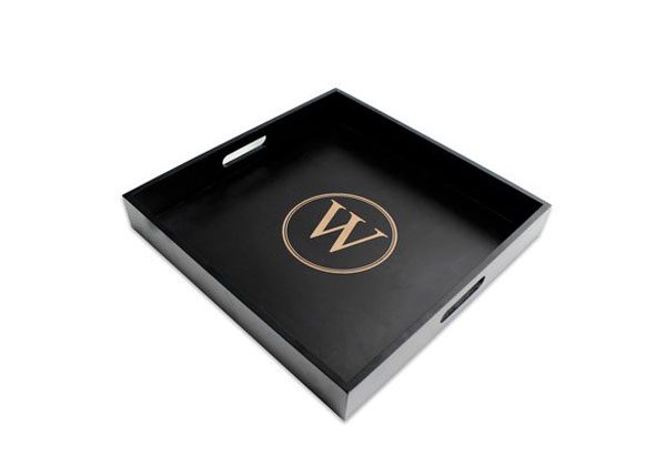 monogrammed tray gift
