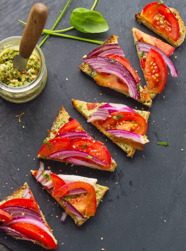 quick bruschetta toast recipe