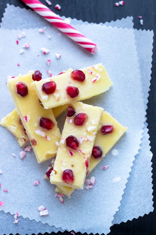White Chocolate and Pomegranate Christmas Bites Recipes — Eatwell101