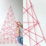 string wall hanging christmas tree thumbnail