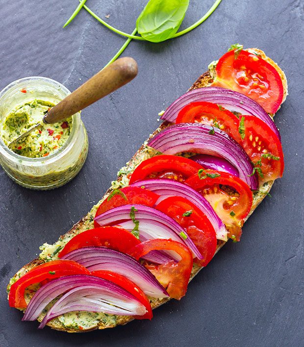 vegetarian bruschetta toast recipe