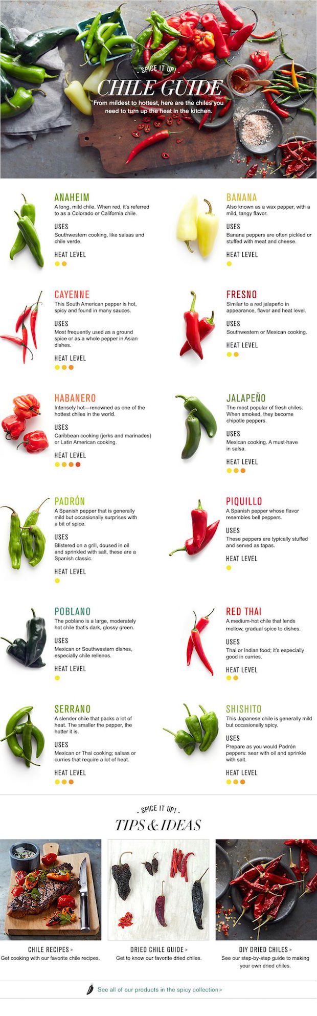 From the Competition to Your Kitchen: Chile Pepper Cheat Sheet