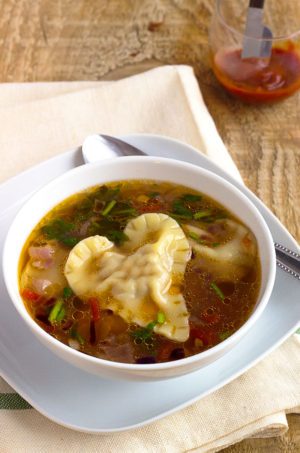 Beef Dumpling Soup