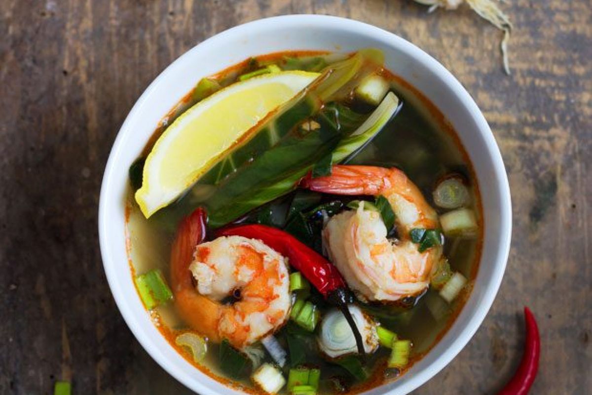 Bok Choy Shrimp Soup