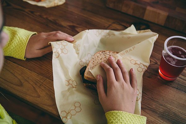 bee wax paper sandwich wrap