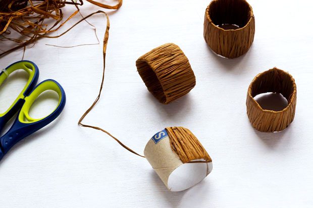 Raffia napkin deals rings