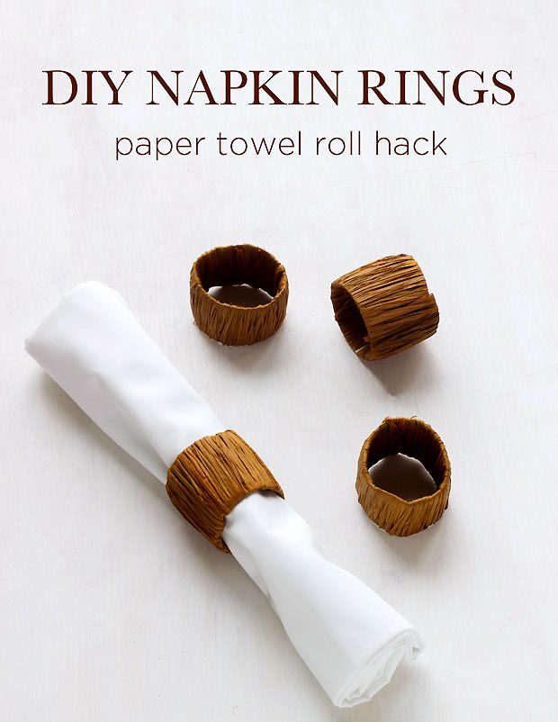 diy napkin rings tutorial