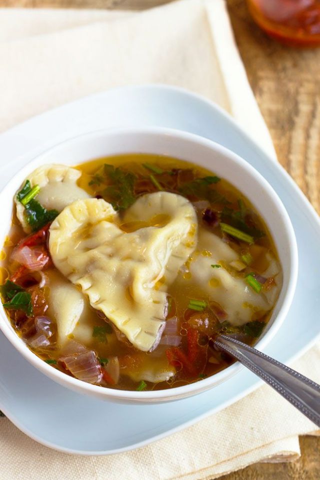 Beef Dumpling Soup