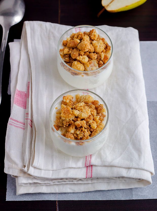 easy pear Crumble
