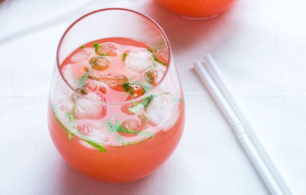 Grapefruit Basil Cocktail