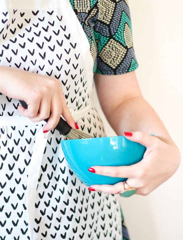 hand painted apron diy