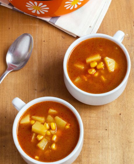 quick potato and Corn Soup