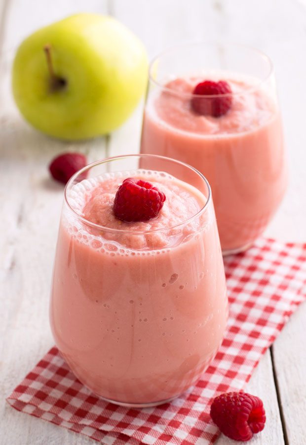 satisfying Raspberry Apple Smoothie