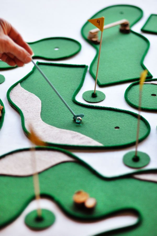 tabletop mini golf game