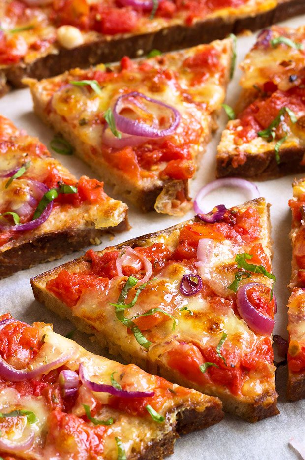 French Toasts Pizza Breakfast Recipe — Eatwell101