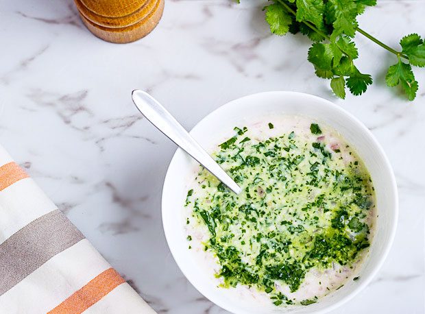 Cilantro-Salt-Yogurt-sauce