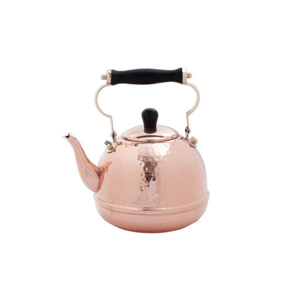 Copper Teakettle with Wood Handle