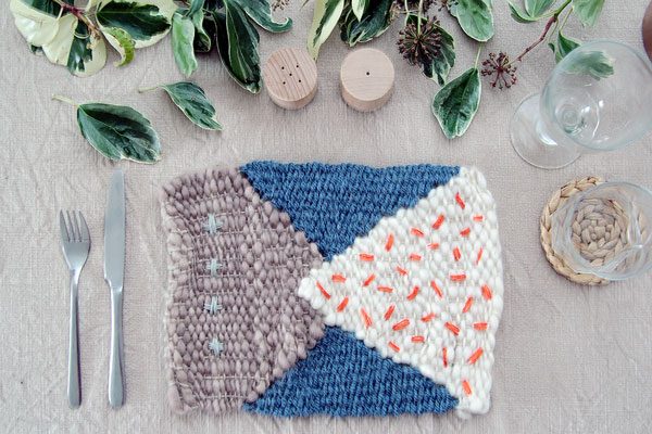 DIY Woven Placemats