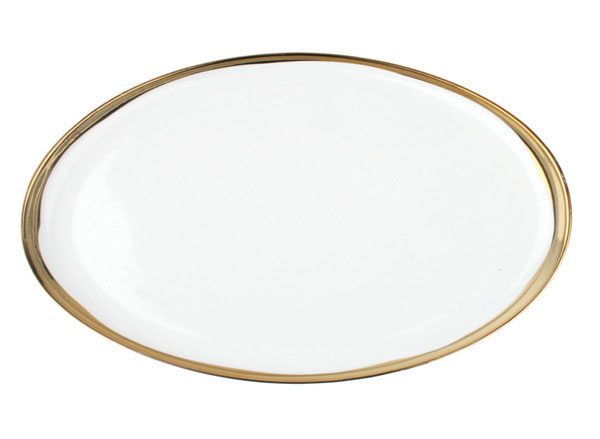 Platters with Gold Rim