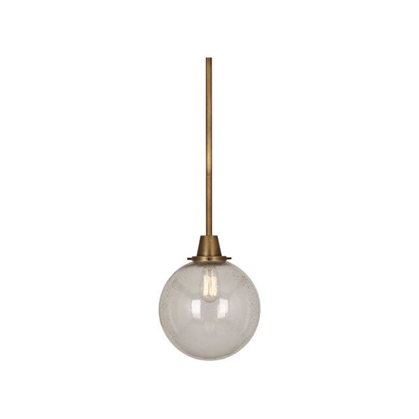 Robert Abbey Rico Espinet-Buster-Globe Brass Pendant Brass