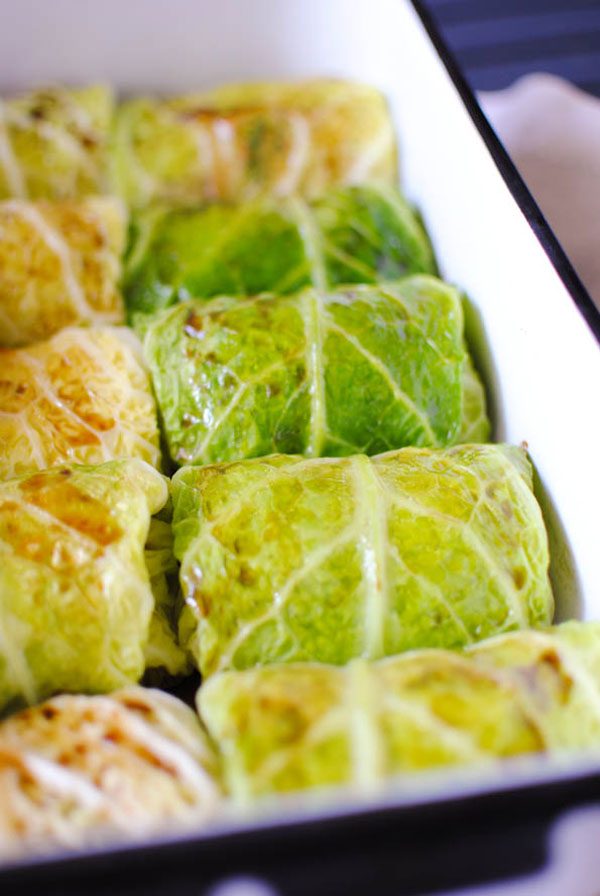 Savory cabbage rolls