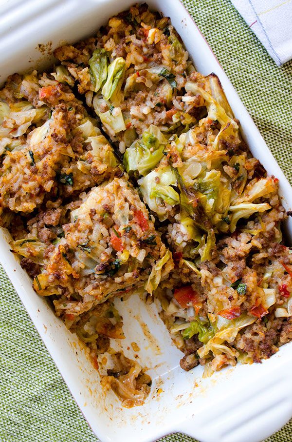 Unstuffed Cabbage Casserole