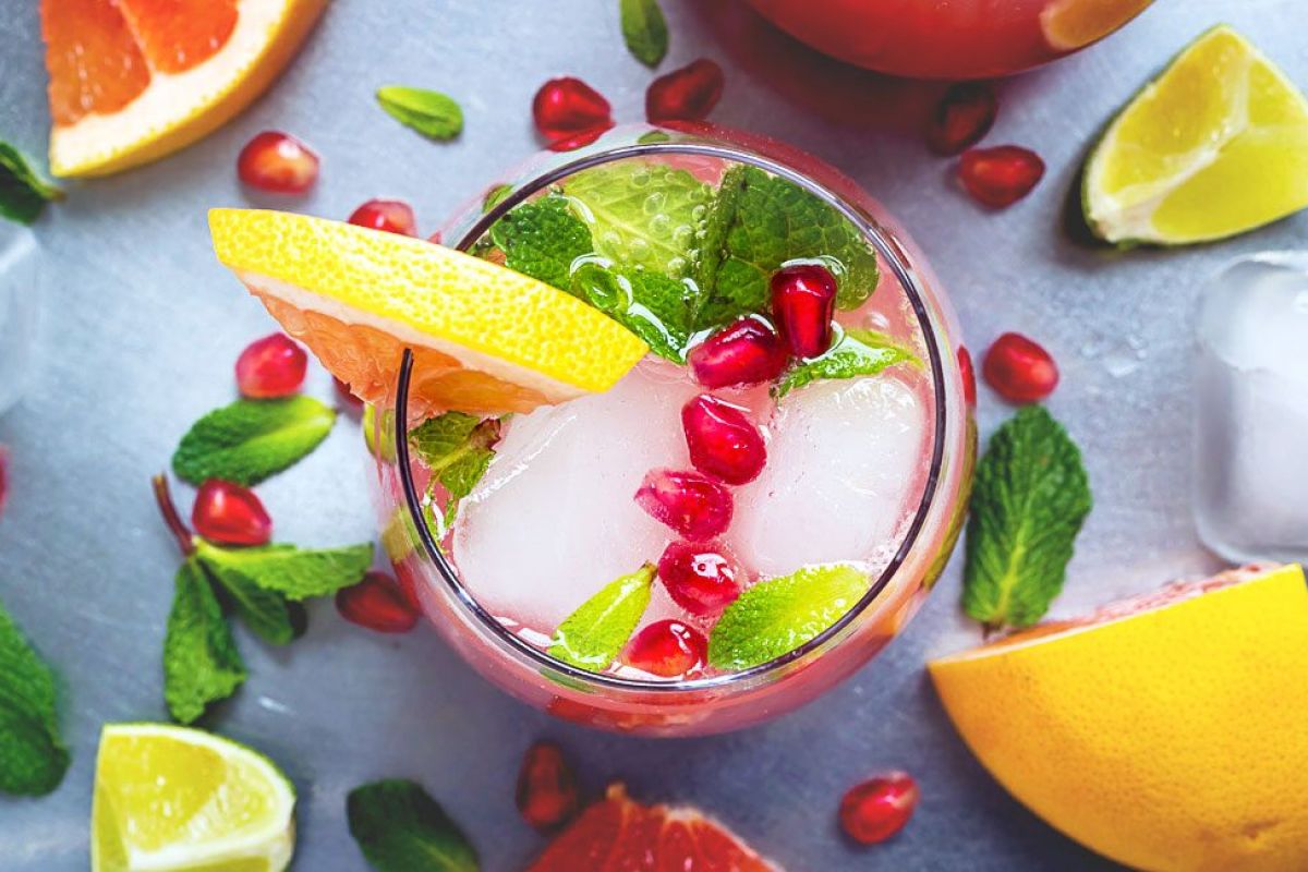 Cheery Grapefruit Margaritas