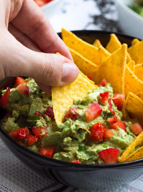 Chunky Strawberry Guacamole