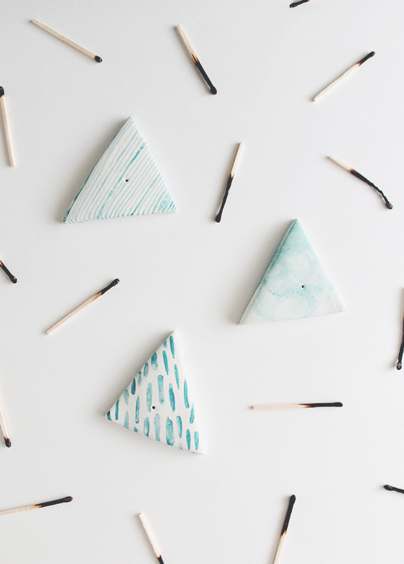 diy idiy incense holders