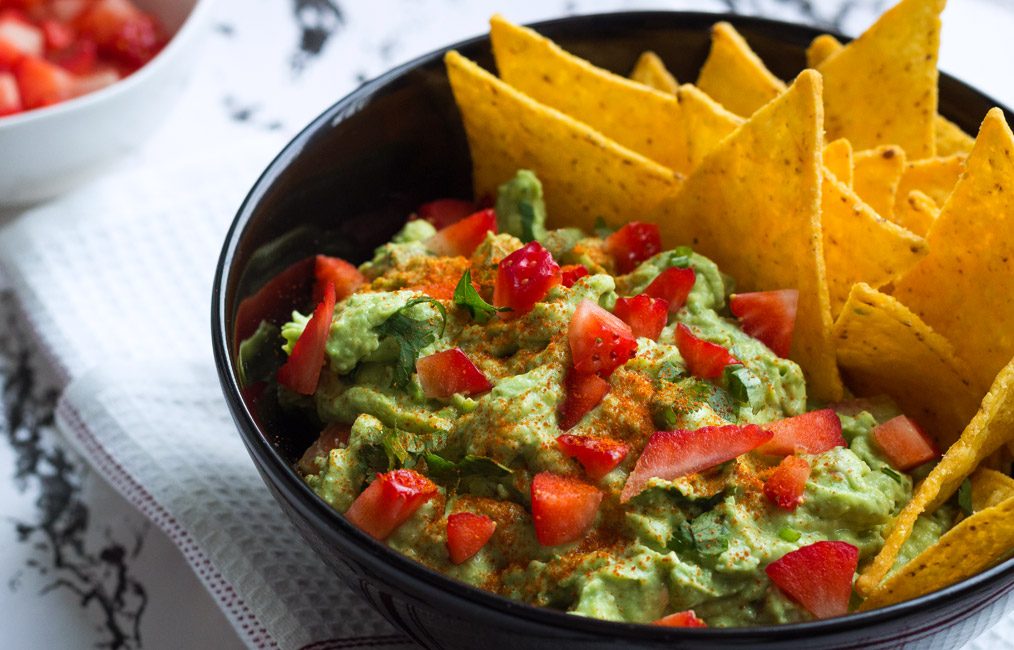 Chunky Strawberry Guacamole