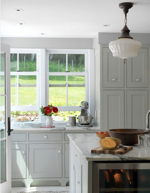 light grey farmhouse kitchen Burlington