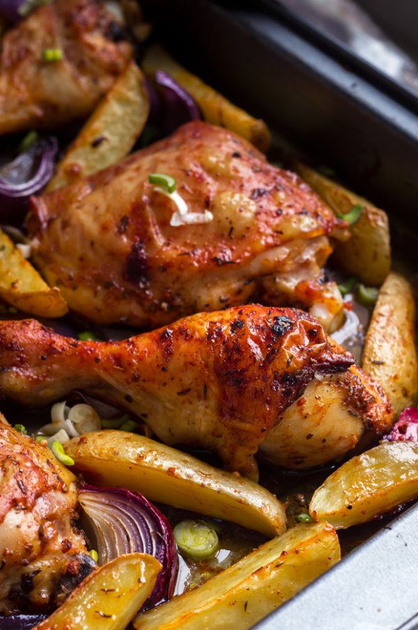 one-pan roasted chicken recipe