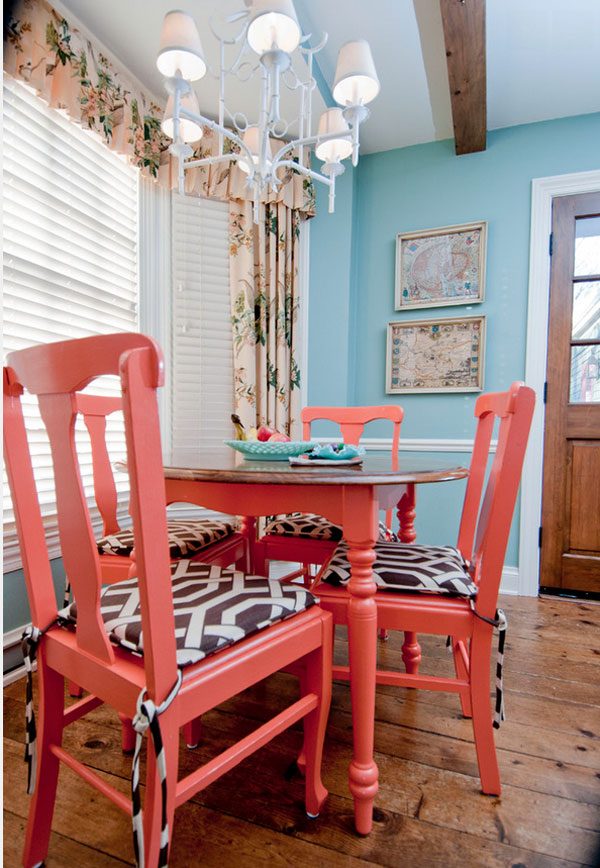 red table makeover