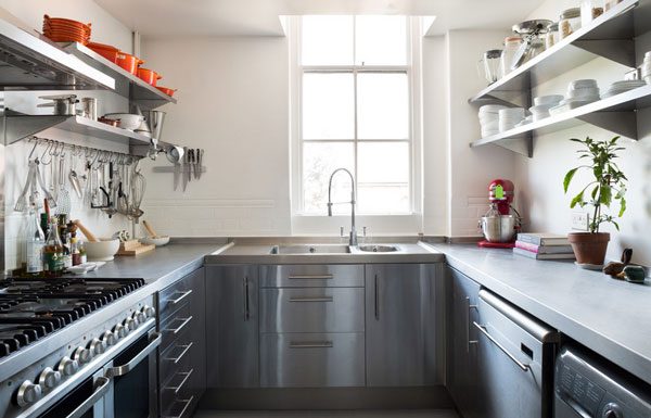 Small grey kitchen deals